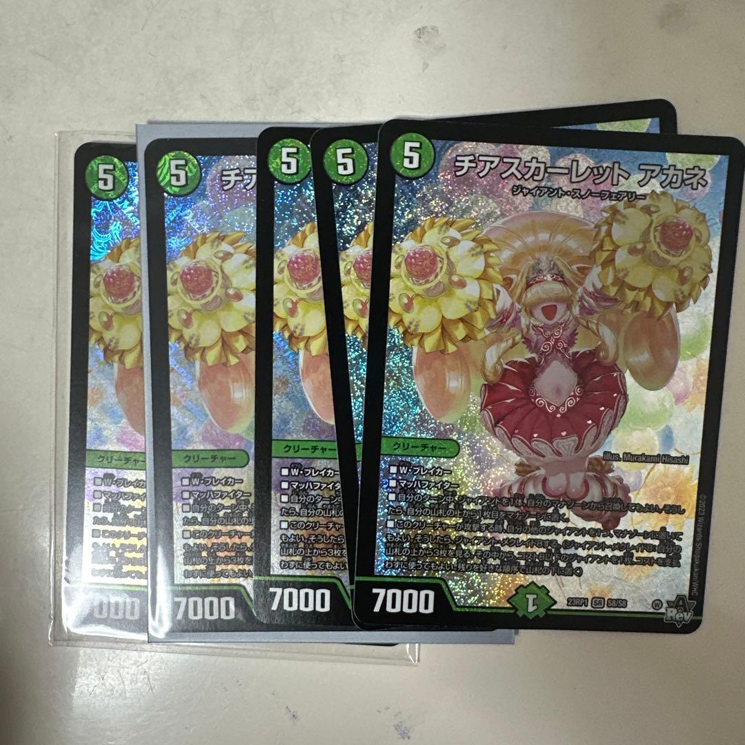 チアスガーレット アカネ 5枚セット