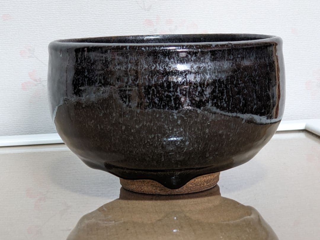 ♦茶道具 窯変天目 虹彩 抹茶碗 作家物 青山作 茶道具 コレクション 骨董品