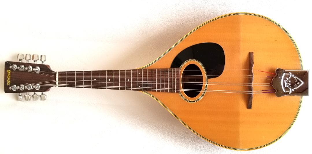 フラットマンドリン・良品（田原楽器：TETOMAS）ケース・新品弦付き