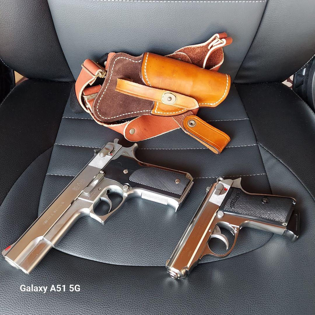 MGC製 M645 ★ マルゼン　ワルサー　PPKシルバー　ガスガン　セット