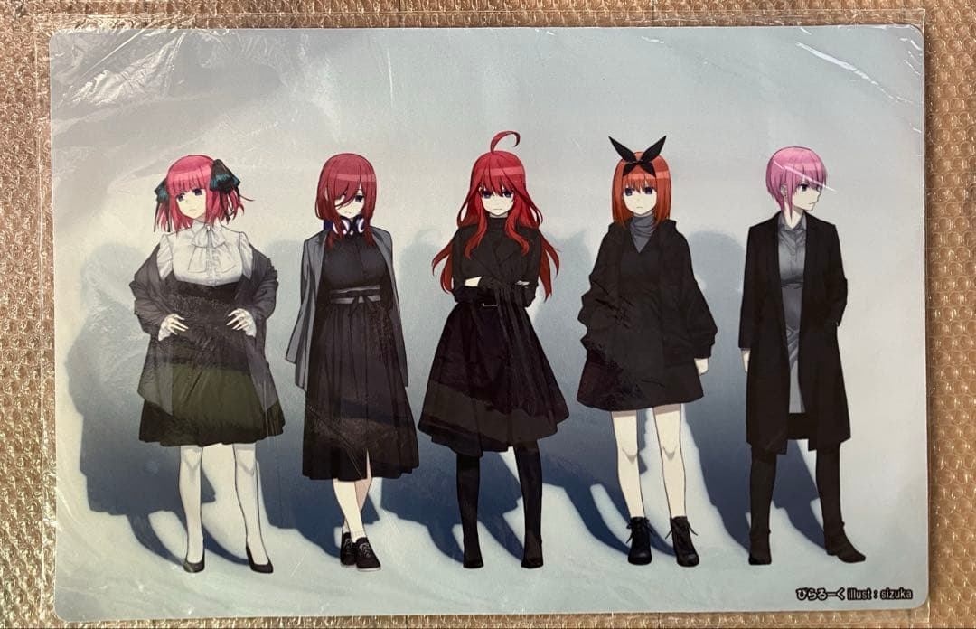 五等分の花嫁　プレイマット　ぴらるーく