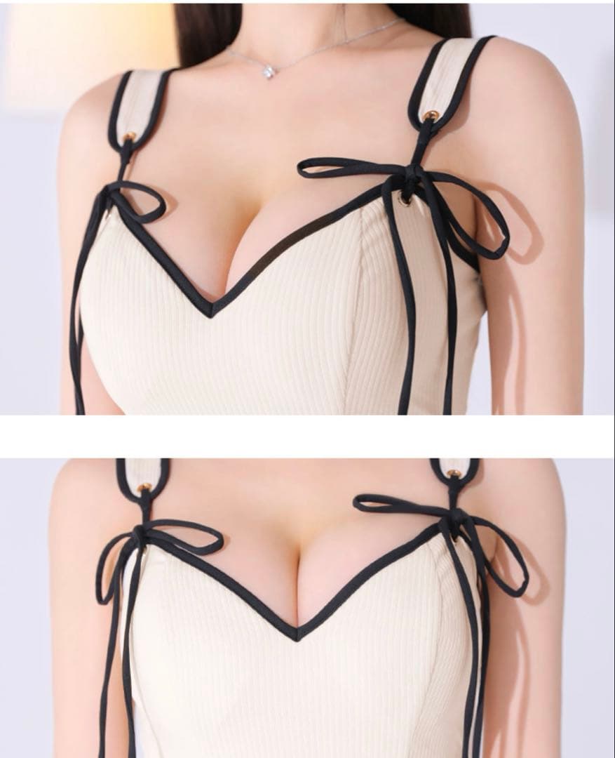 ROBE de FLEURS Glossy ブラック M ローブドフルール