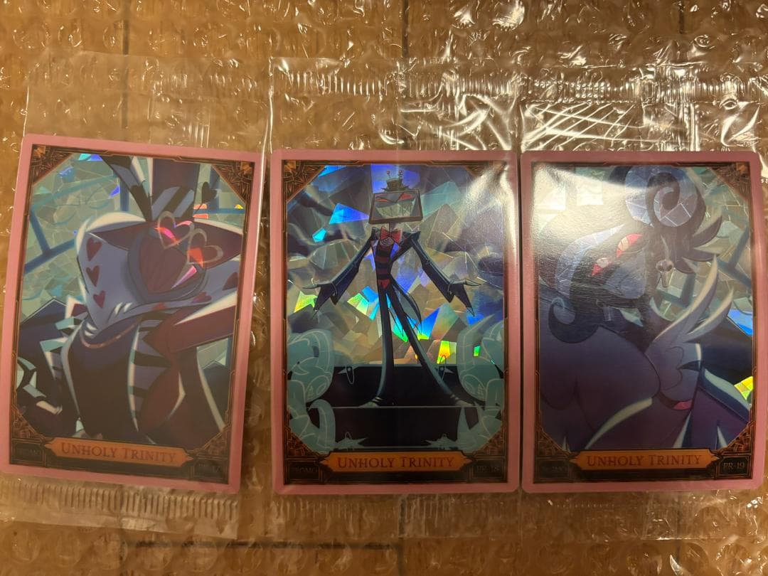 ハズビンホテル hazbin プロモ 3枚セット UNHOLY TRINITY