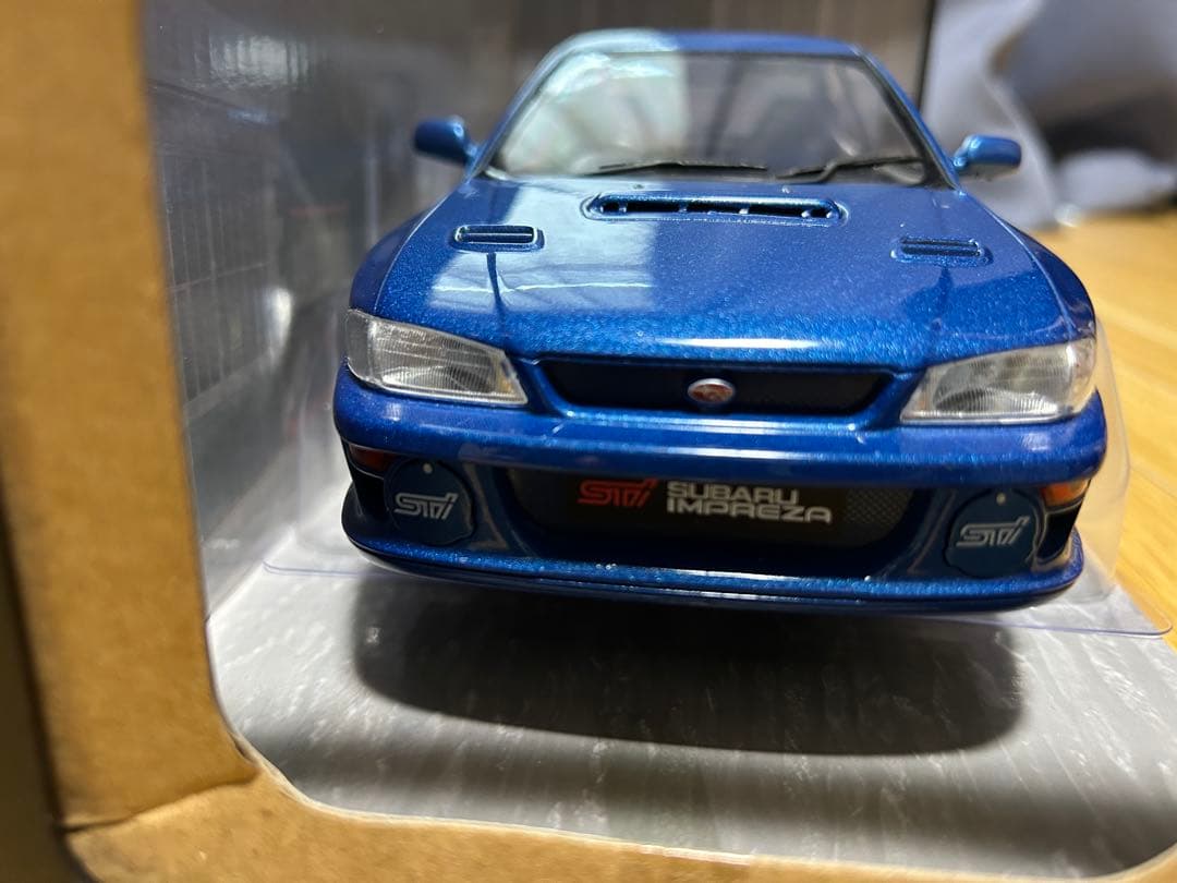 京商 SOLIDO 1/18 スバル インプレッサ 22B 美品