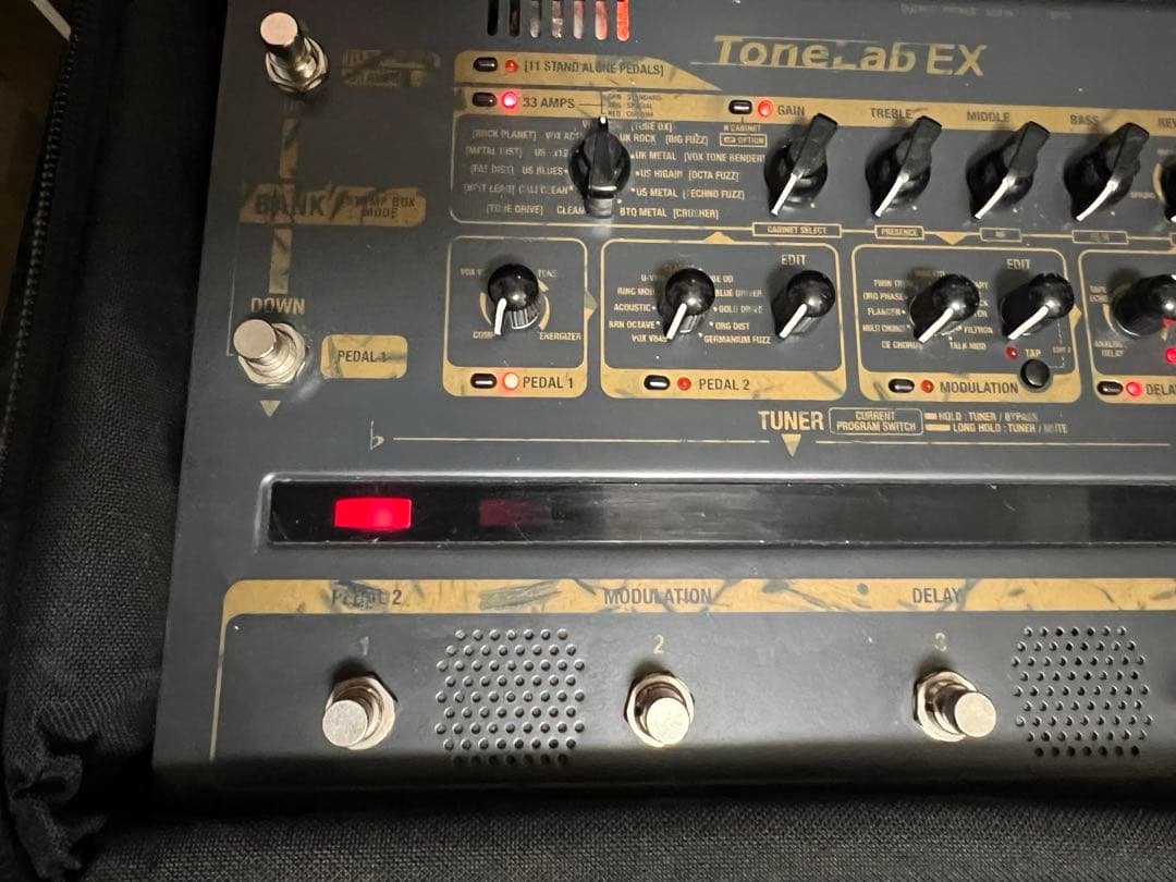 即発送 VOX ToneLab EX アダプター説明書 専用ケースセット