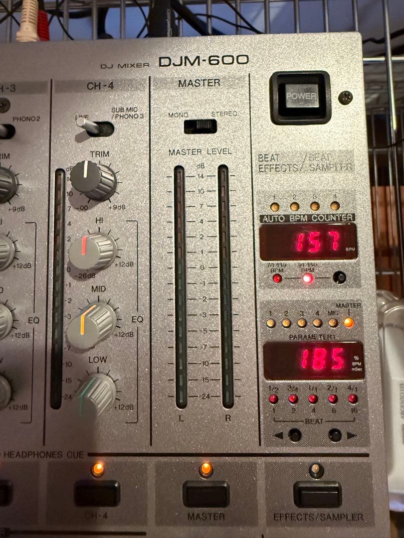 【整備済】Pioneer DJM-600 DJミキサー