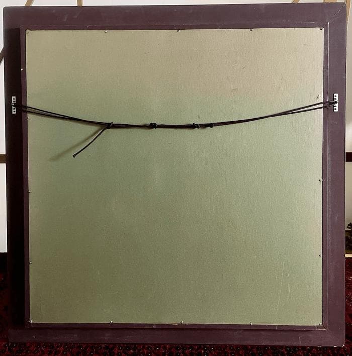 稲垣考二「美顔」1987年作 肉筆 油彩 キャンバス S20号 額装