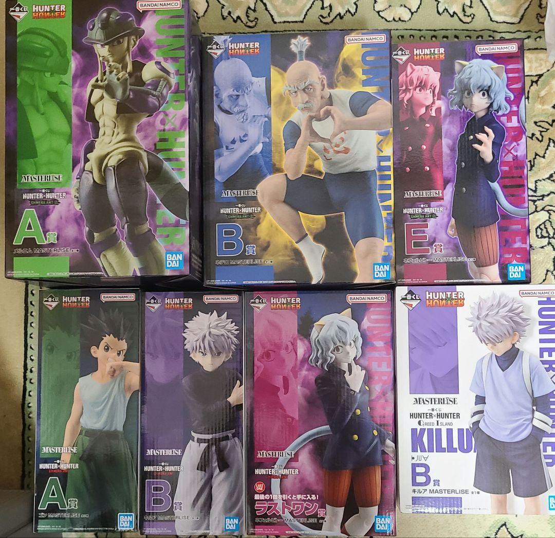 【未開封】一番くじハンターハンターA賞2体、B賞3体、E賞1体、ラストワン賞1体