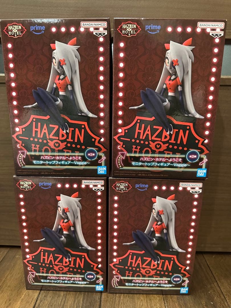 ハズビン・ホテルへようこそ モニタートップフィギュア Vaggie 4個セット