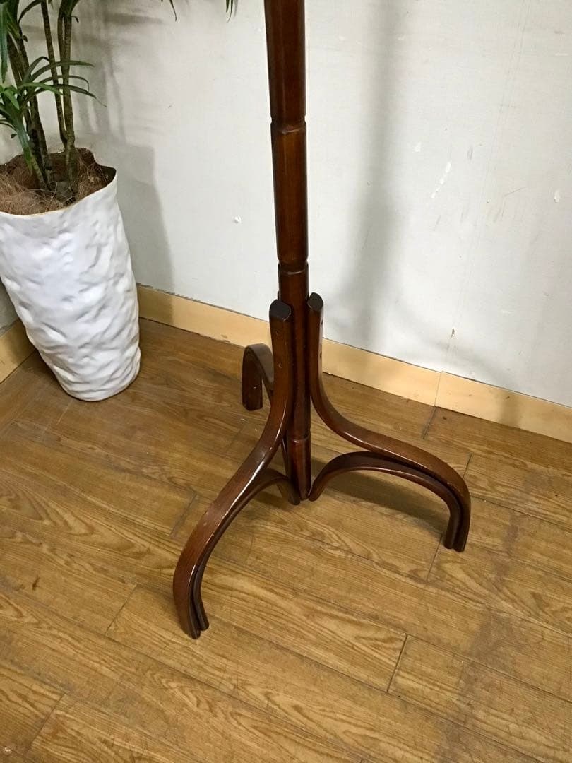 管303☆英国製☆アンティーク☆曲木☆コートハンガー☆ハットハンガー