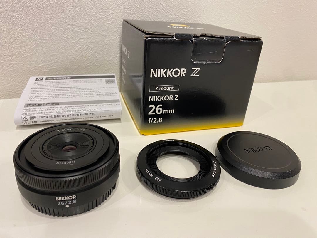 【美品】Nikon NIKKOR Z26mm f2.8 ニコン　単焦点レンズ