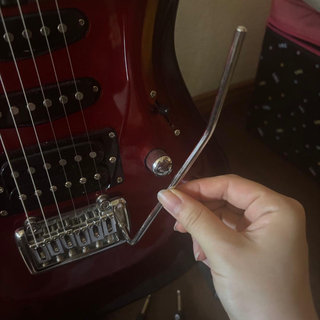 AriaProⅡ エレキギター　レッド