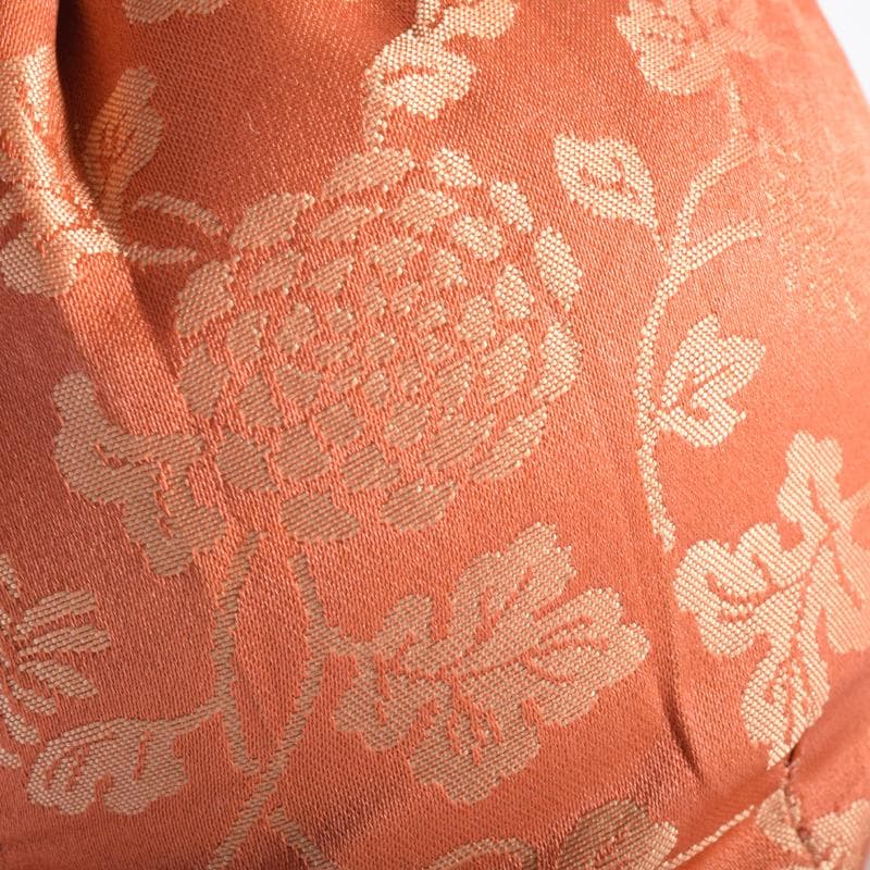 茶道具　京焼　清水焼　桶谷定一作　文琳茶入　仕覆付　共箱　V　6993