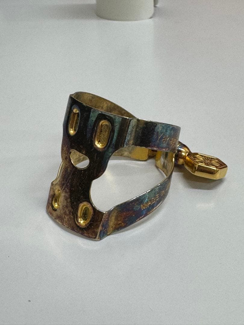 ヤナギサワ　やニーリガチャー　アルトサックス用　金メッキ　キャンプ付き