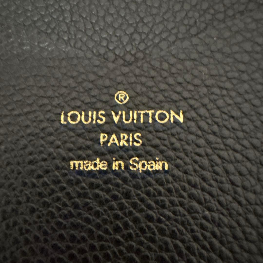 LOUIS VUITTON ブラックレザー iPhoneケース