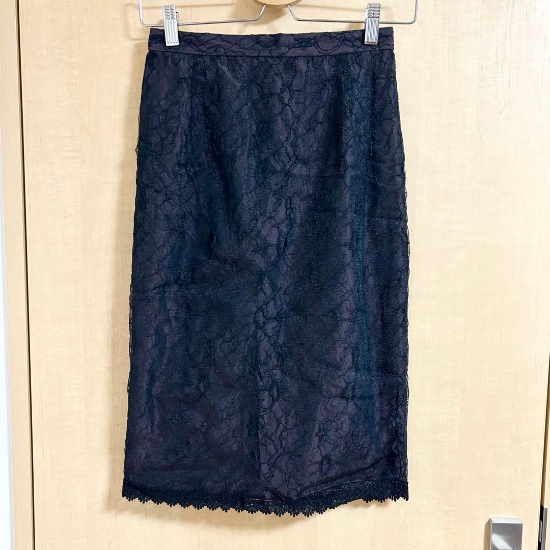 abilletage アビエタージュ　フィッシュテールぺプラムスカート　ボルドー