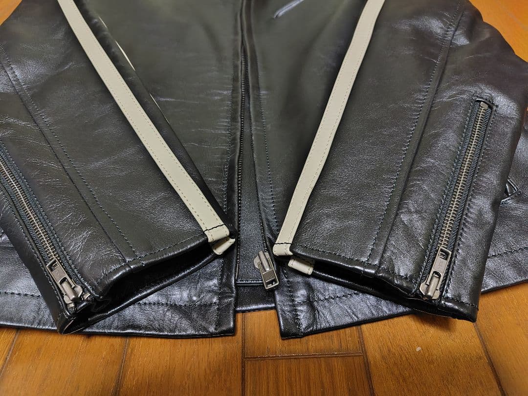 T*N様 【最終出品！】２ライン シングルライダース Msize 脱着インナーラ