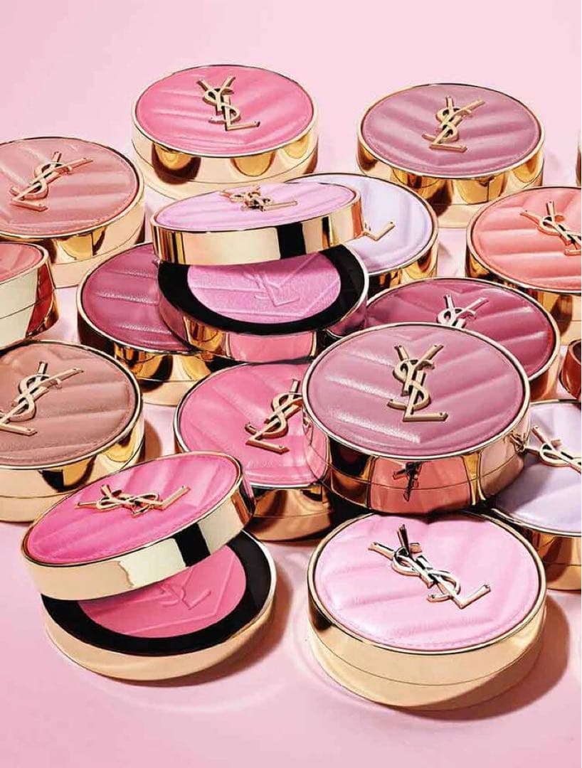 新品　YSL メイクミーブラッシュ パウダー　24 スワーヴ サンストーン