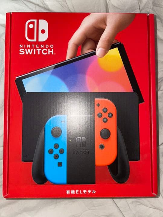 【未開封】Nintendo Switch 本体 有機EL ネオンブルー／レッド