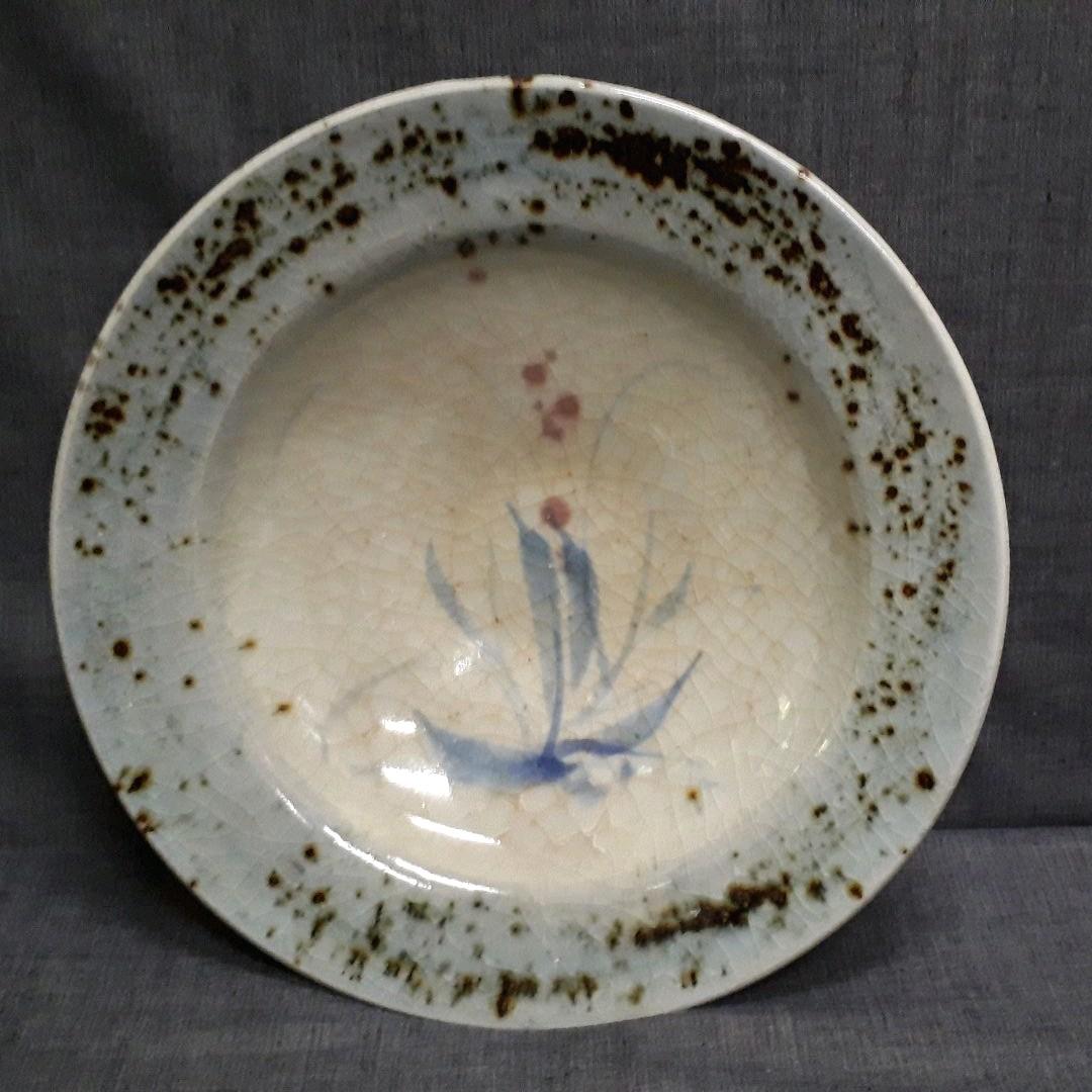 大久保窯　村上世一作　絵皿