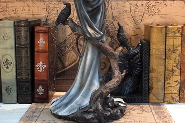 ゴシックダークエンジェルフィギュア 全高60cm ラージサイズ