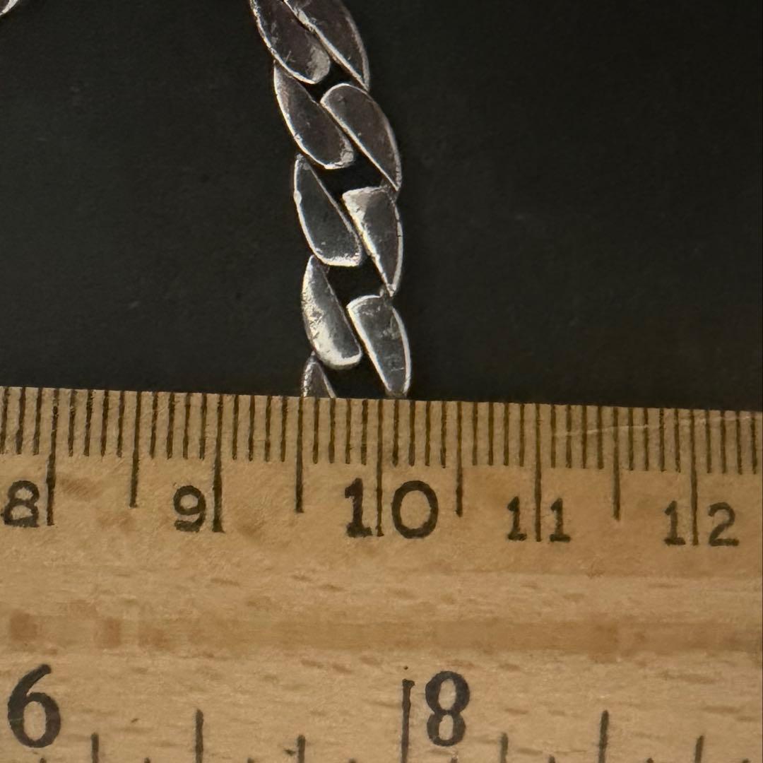 ヴィンテージ　イタリア　アンティーク　シルバー　925 ブレスレット　喜平