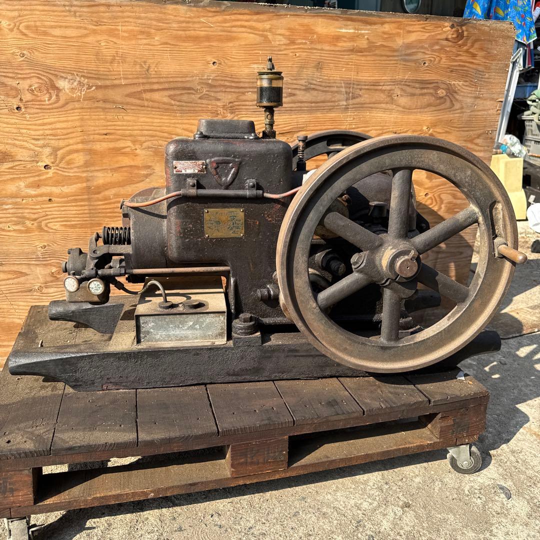 レトロ　石油発動機　SPEE製(スピー)佐藤農具機