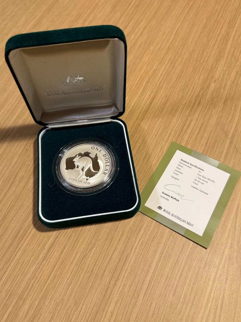 【1オンス純銀】2000年 オーストラリア カンガルー銀貨 1ドル