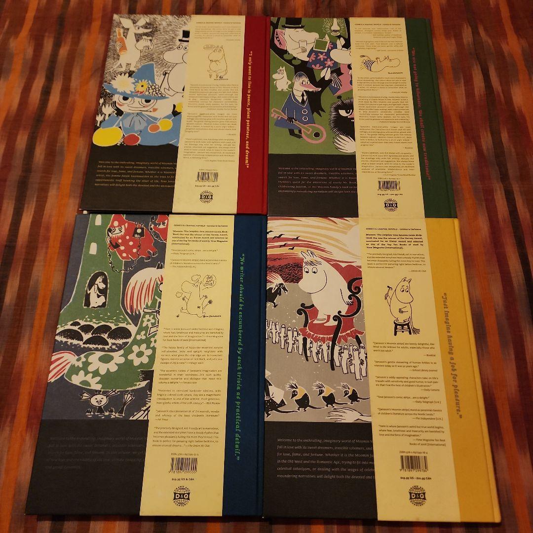 大型愛蔵版☆洋書セット「ムーミンMOOMIN」原作コミック☆トーベヤンソン4冊