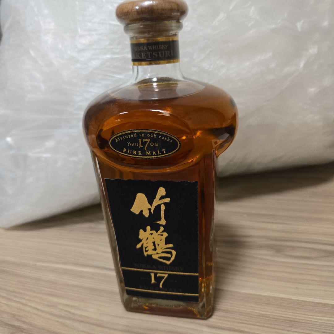 未開封　ニッカウヰスキー竹鶴17年　700ml　角瓶　旧ボトル ピュアモルト