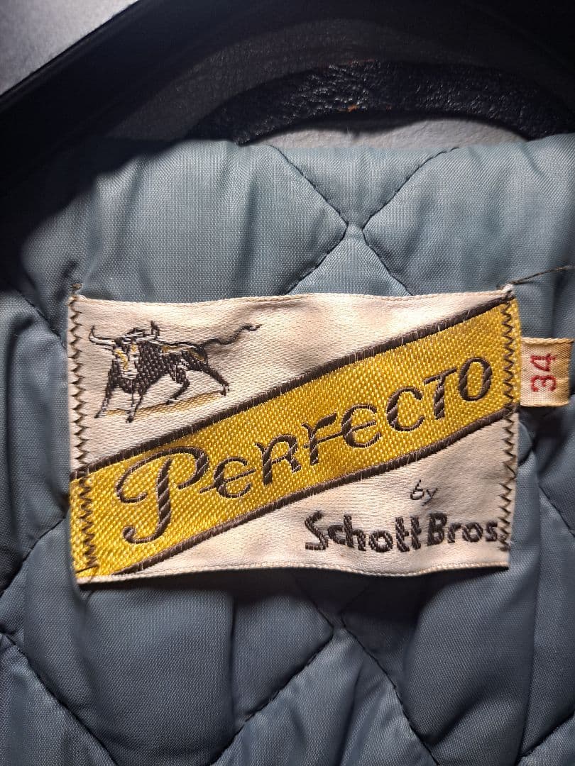 60s 70s schott 641 牛タグ シングルライダース レアカラー
