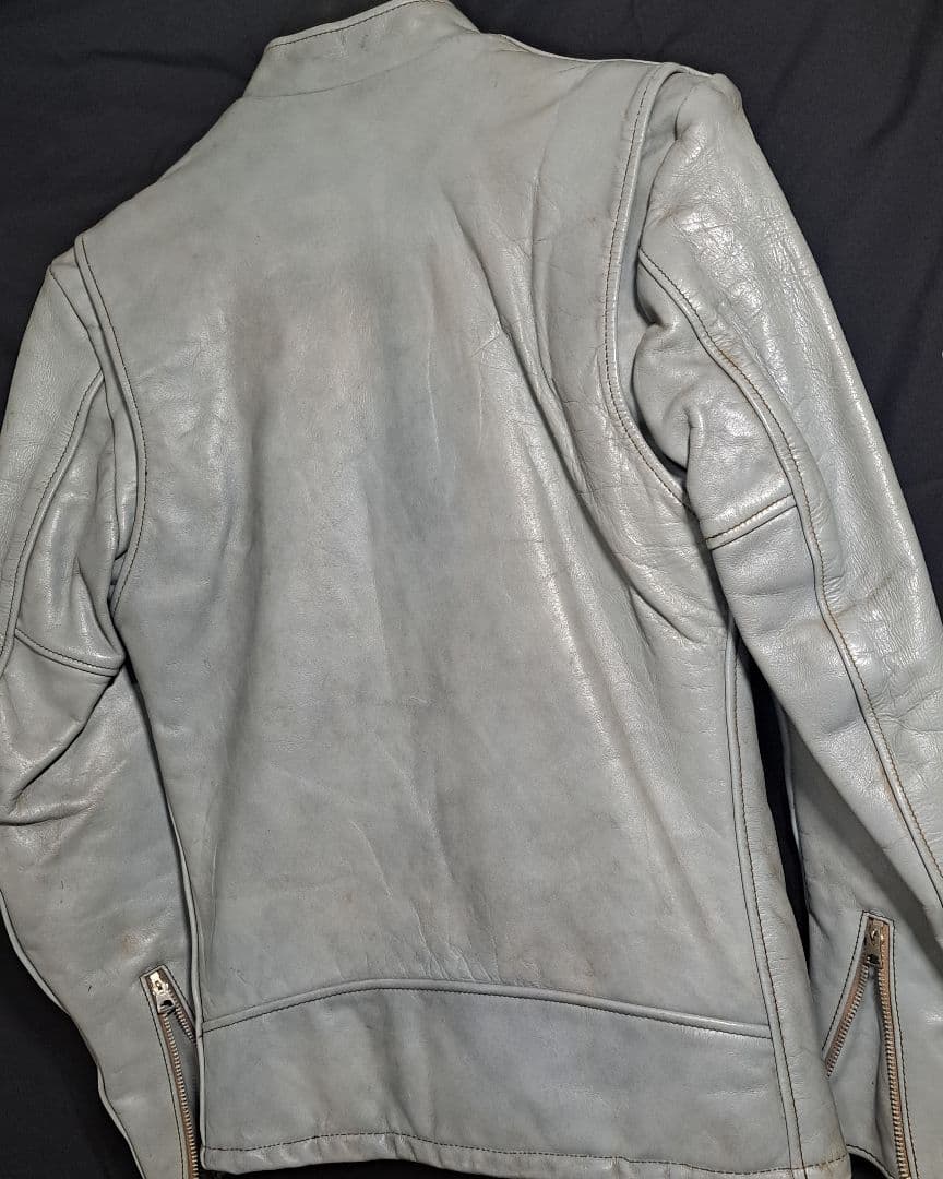 60s 70s schott 641 牛タグ シングルライダース レアカラー