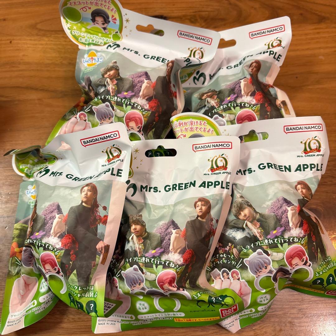 ミセスグリーンアップル　びっくらたまご　5つ　5個セット　Mrs バスボム