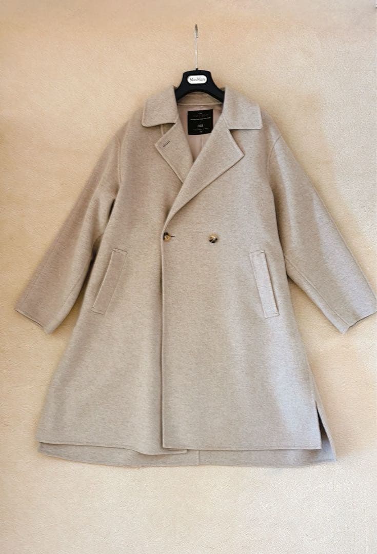 【滝沢眞規子さん着用 】MANTECOPure リバーコート【美品、即発送】