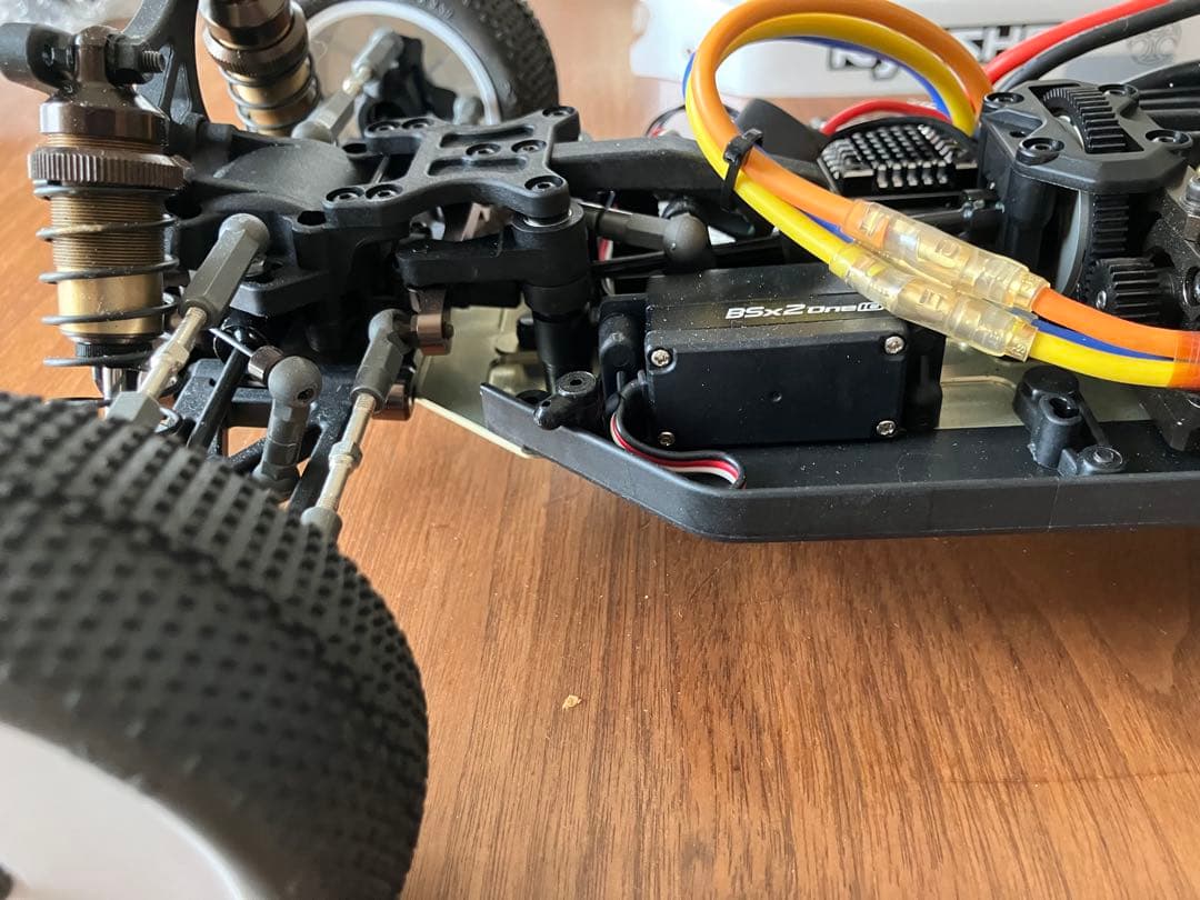 【現状品・オプション多数】京商 ラジコン レーシングバギーキット レーザーZX6