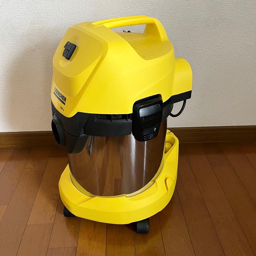ケルヒャーKRCHER★乾湿両用バキュームクリーナー[WD3]17L 中古