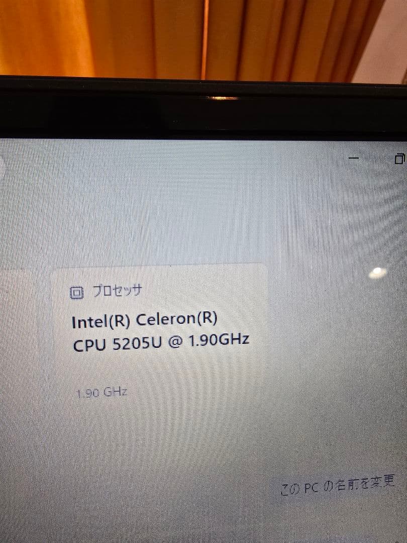 超美品 2021年製 intel第10世代Celeron Office付