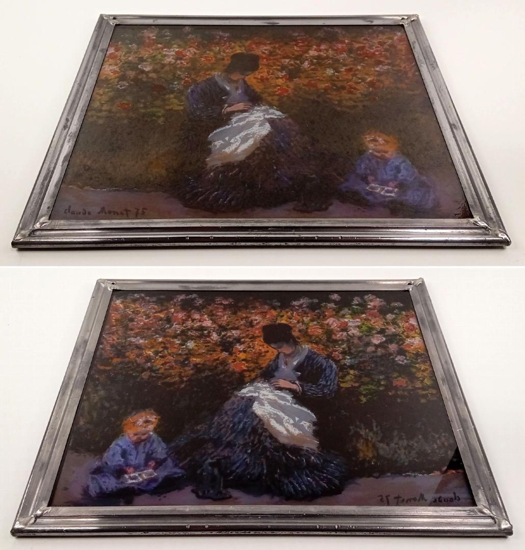 モネ ステンドグラス カミーユと子供ボストン美術館グラスマスターズ