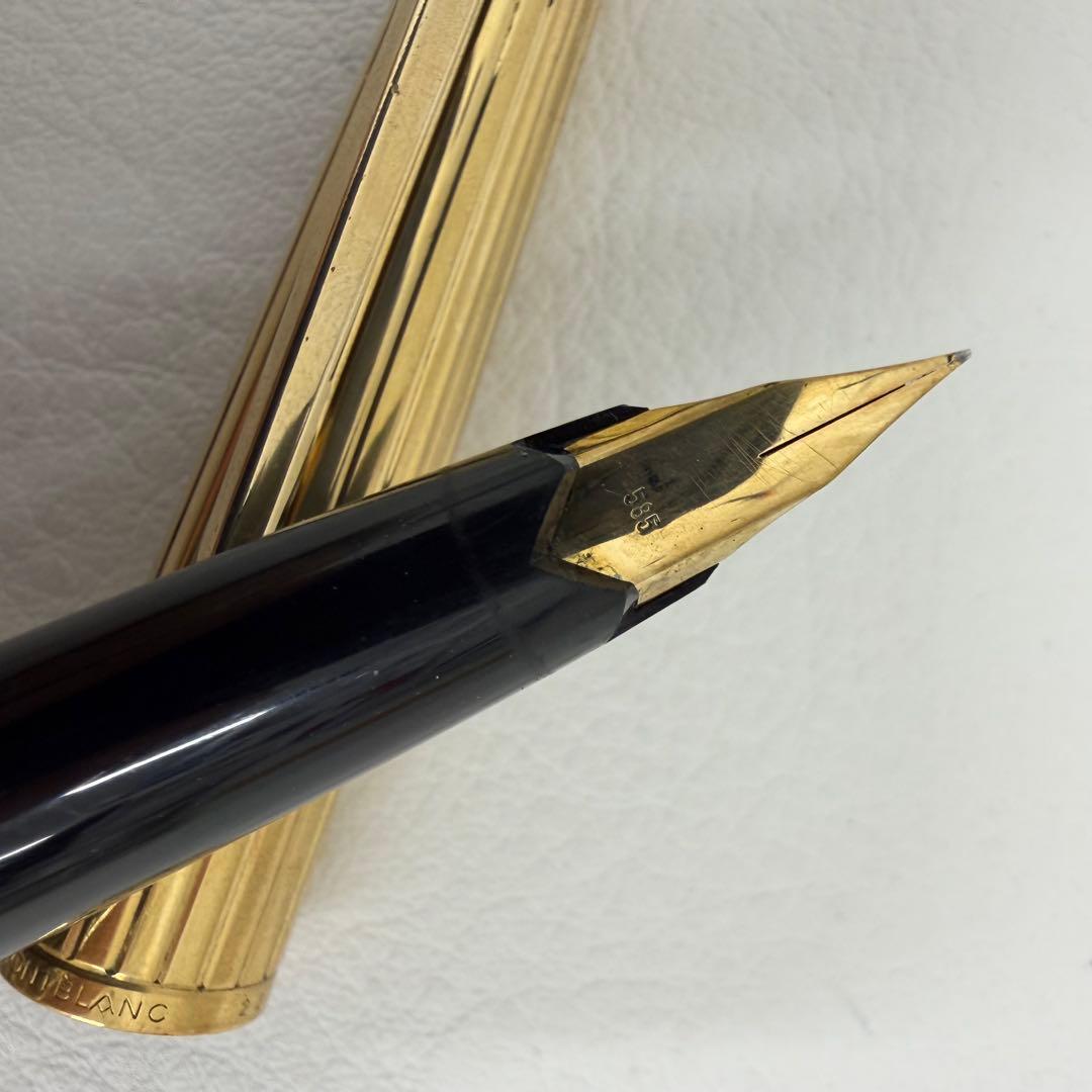 P17【万年筆】MONTBLANC モンブラン K14 ゴールド　227 585