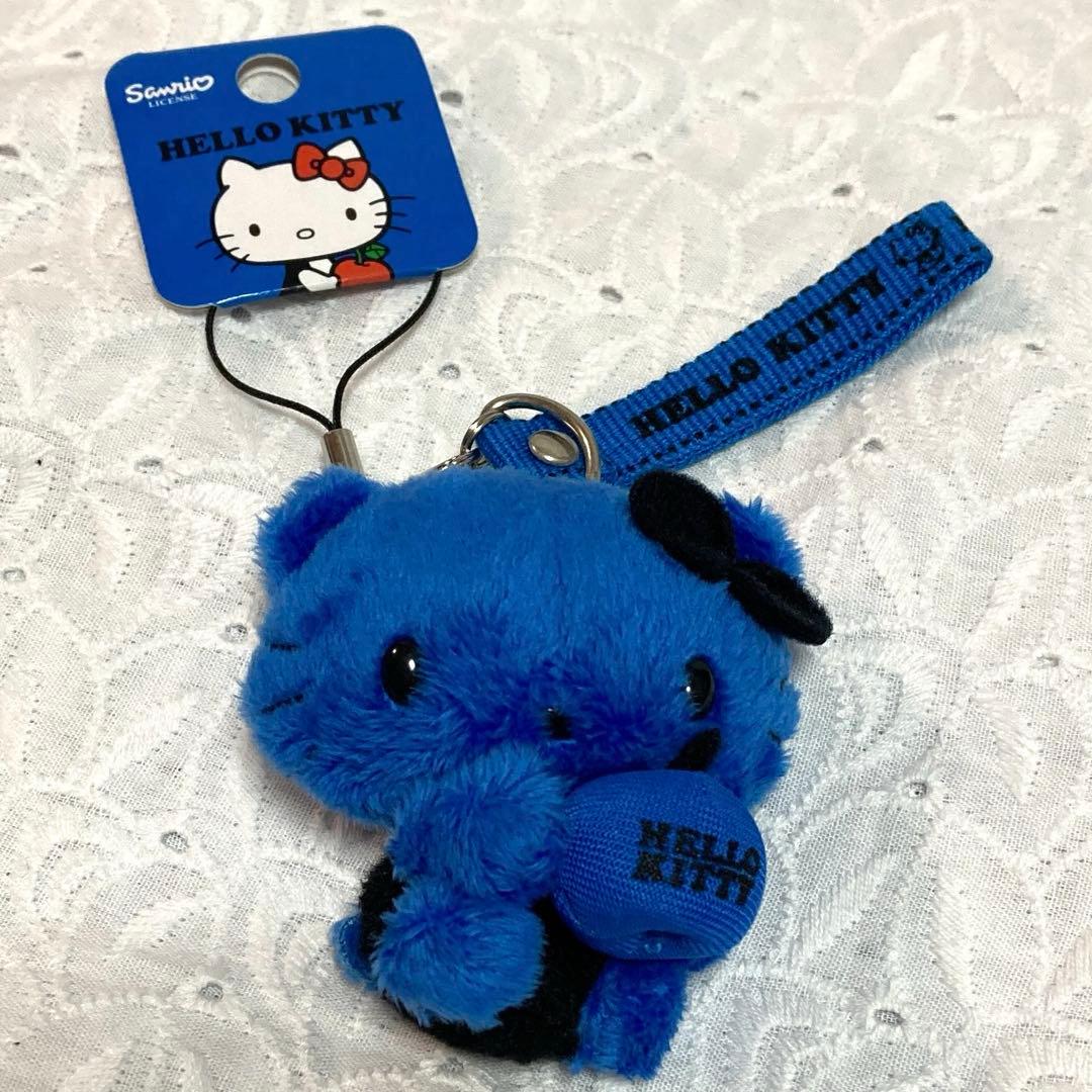 激レア！サンリオ　ハローキティ　ブルー ストラップ マスコット　2007年製