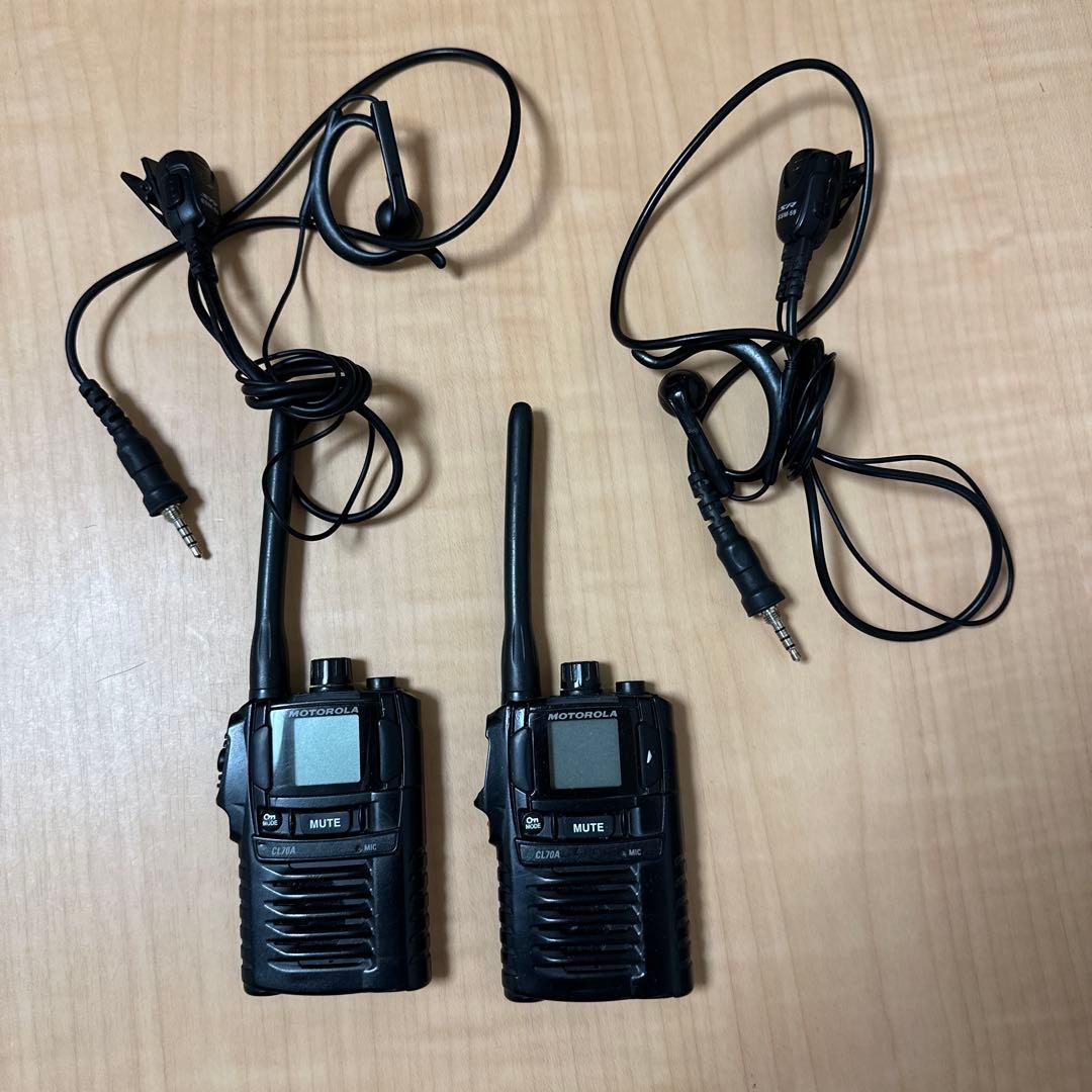 MOTOROLA CL70A トランシーバー 2台セット