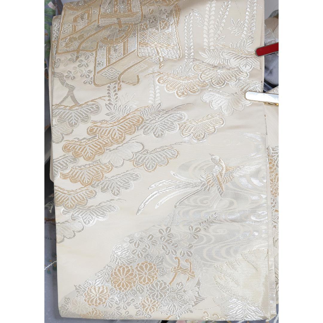 人気グレーベース■振袖7点セット■帯小物付フルセット帯締め重ね衿灰色正絹TA01