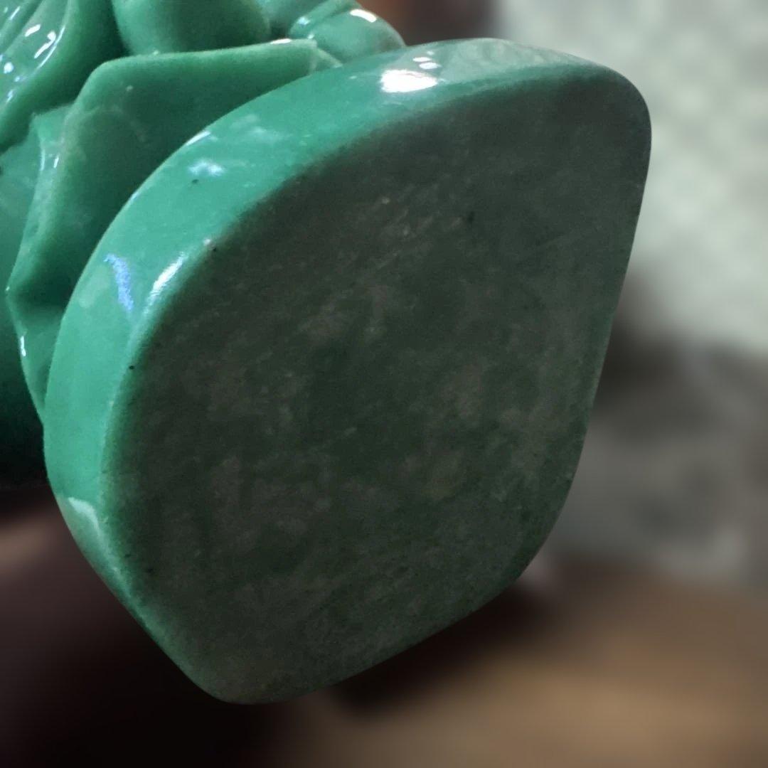 恵比寿様　仏像　翡翠　縁起物