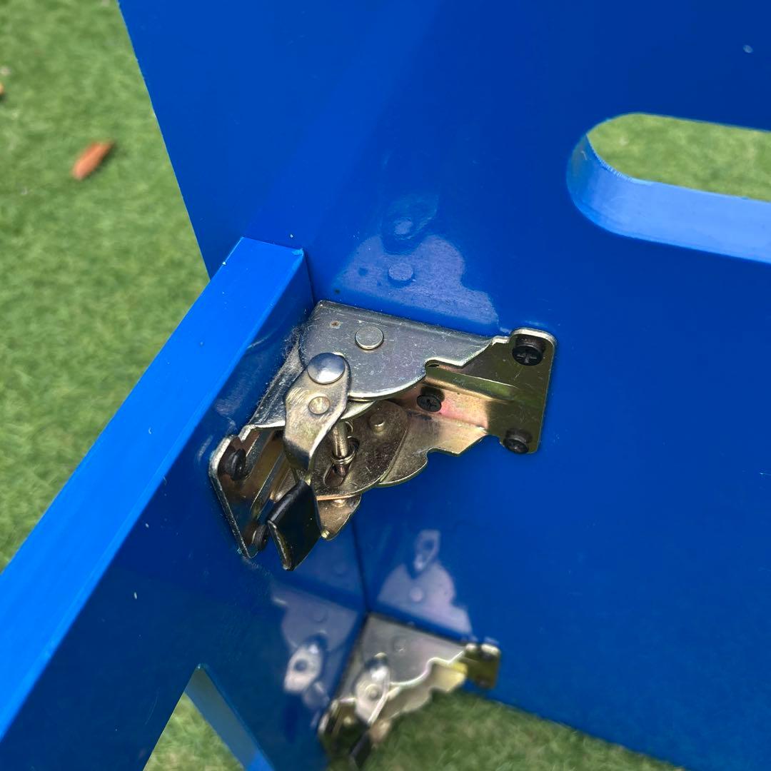 サッカー練習用リバウンドボード壁打ちリバウンダー　サッカー青ブルーリターンボード