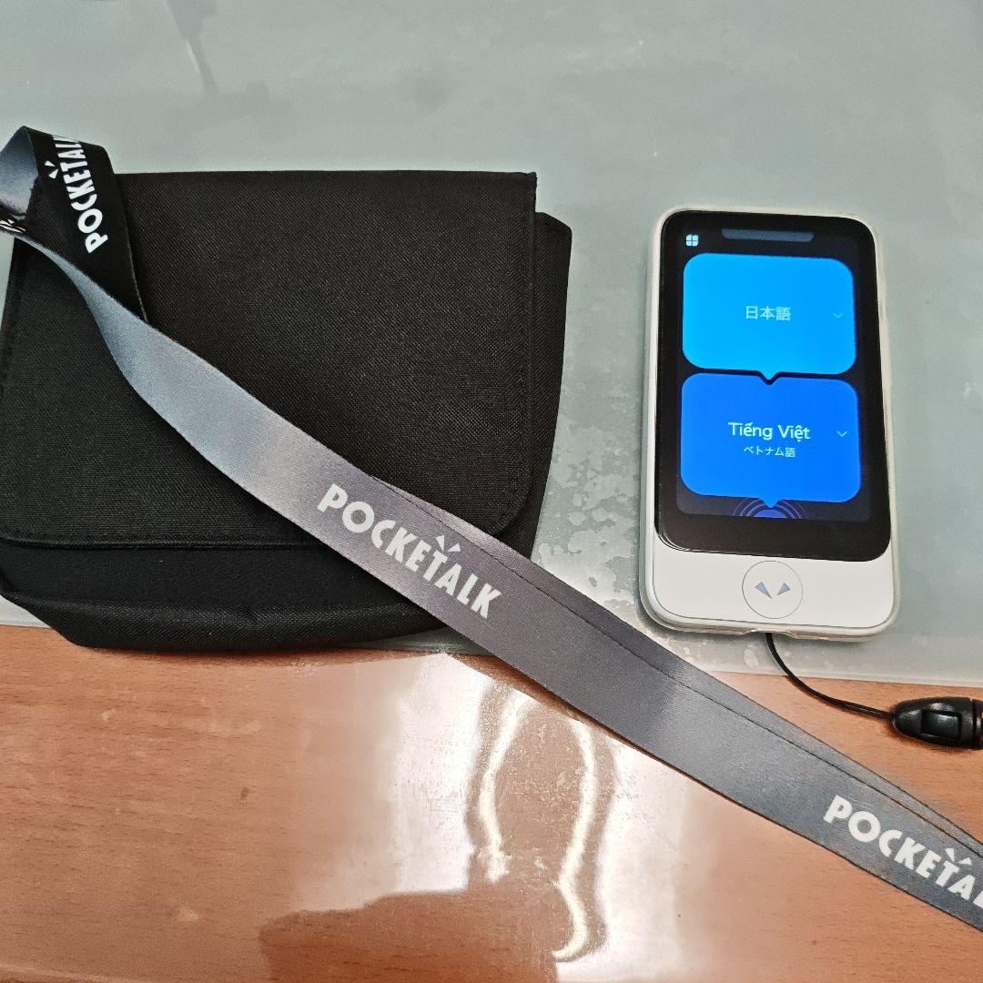 POCKETALK 翻訳機 ケース付き S2 Plus 通信 残り１年4ヶ月