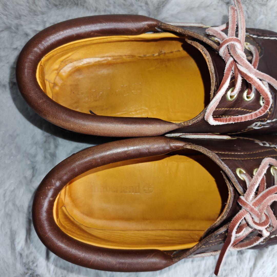 美品✨️ Timberland 28.0 デッキシューズ 3eye モカシン