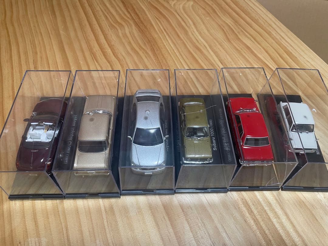アシェット国産名車コレクション1/43 ミニカー205台&冊子&専用アクリル板