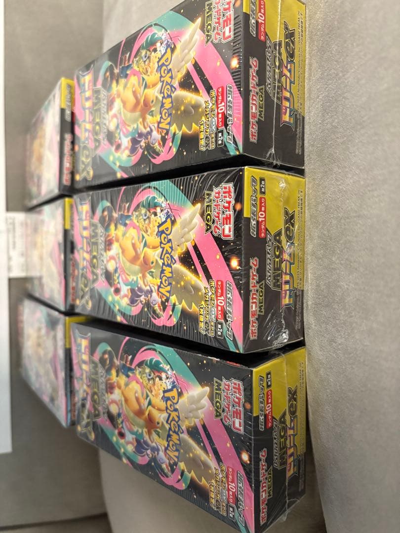 ポケカ　シュリンク付き　ハイクラスパック MEGAドリームex 6box