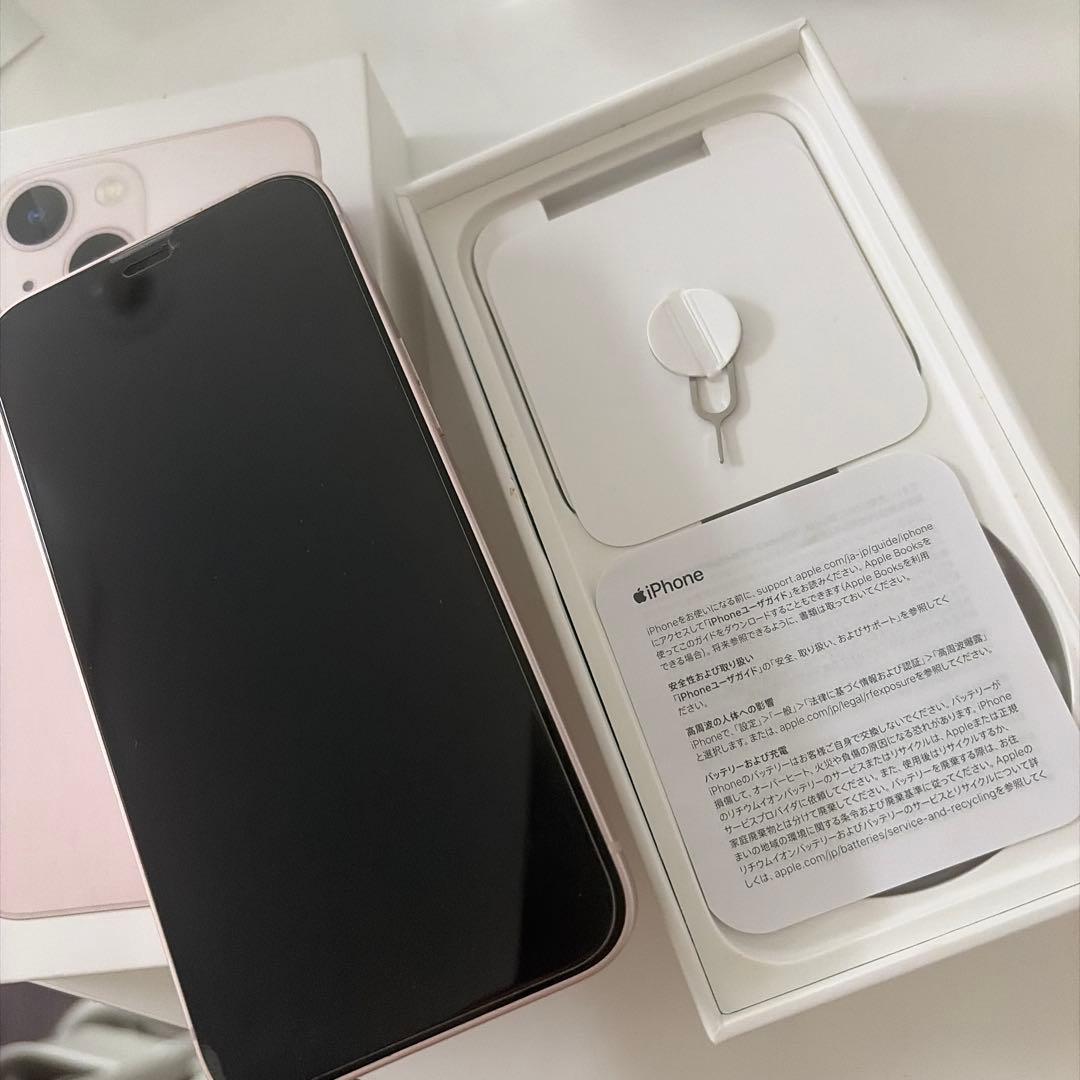 美品外箱ありApple iPhone 13 mini 256GB ピンク