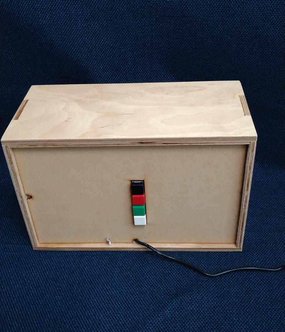 【珍品】 フィボナッチ時計 多色デジタル置時計 フルカラーランプ